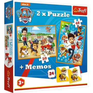 TREFL Puzzle 2w1 + Memos...