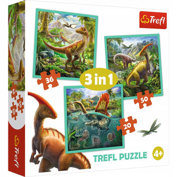 TREFL Puzzle 3w1 Niezwykły...