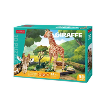 PUZZLE 3D Zwierzęta Żyrafa