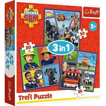 TREFL Puzzle 3w1 Dzień...