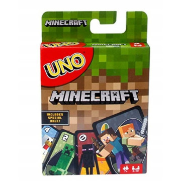 Mattel Gra Karty Uno Minecraft